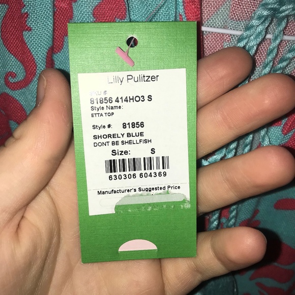 Lily Pulitzer Etta Top/Printed Coverup - Picture 3 of 3